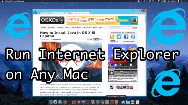 Internet Explorer Mac Download 2013